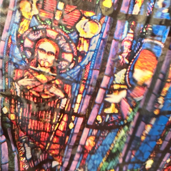 Adoration Of The Sacred Heart Sheer Smock Dress Size Large - Picture 5 of 7